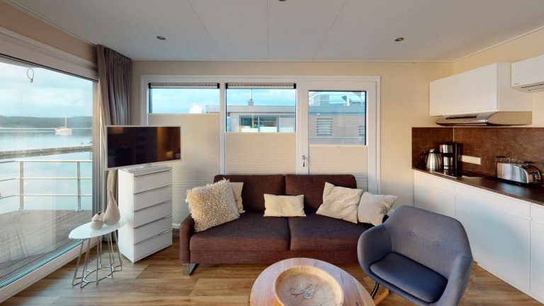 1000 Floating Village 2.0 3D Einrichtung Wood 03 Wohnzimmer